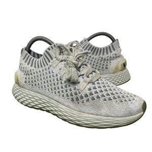 NOBULL Knit Runner Womens Gray Athletic Outdoor Running Shoes Size 7.5